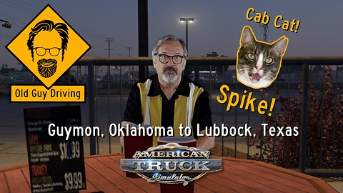 Guymon, Oklahoma to Lubbock, Texas in American Truck Simulator
