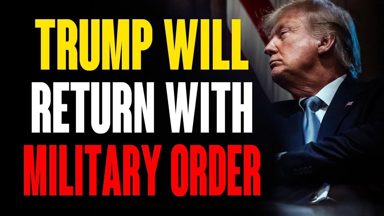 POTUS WILL COME BACK WITH MILITARY ORDERS !!!