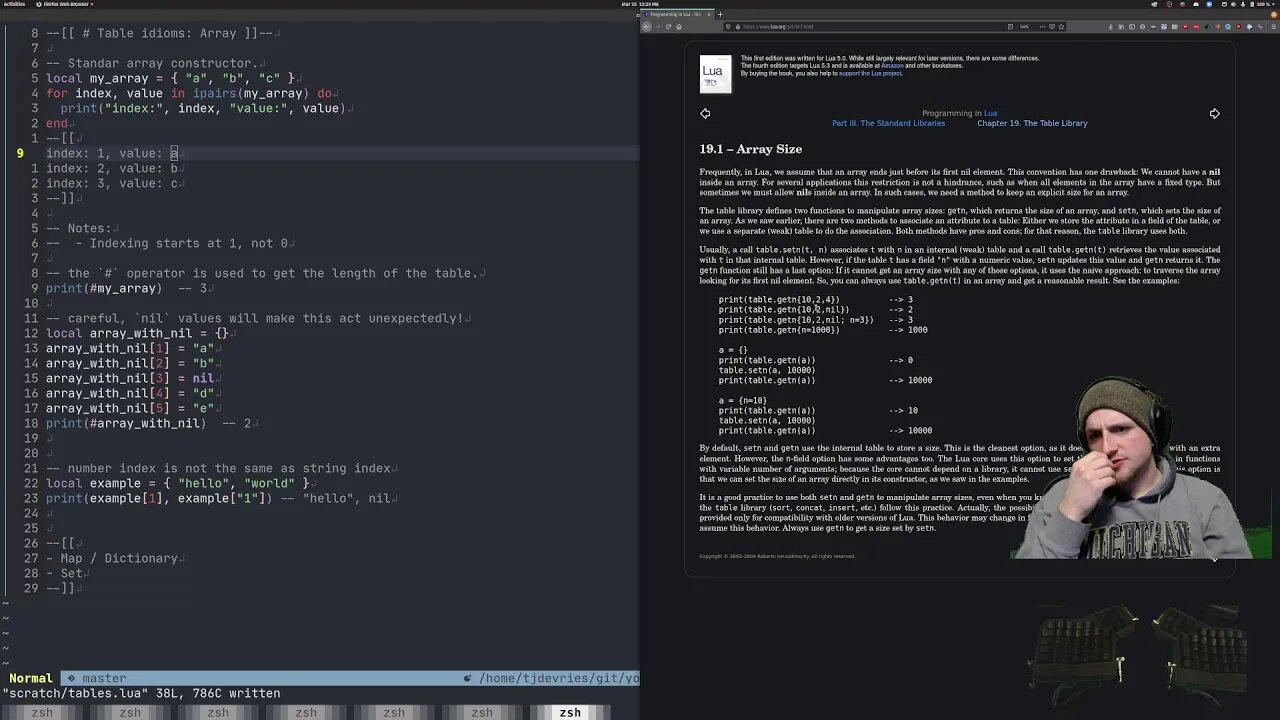 Planning Lua YT Series // Short Stream