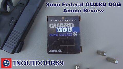 9mm Federal GUARD DOG Ammo Review