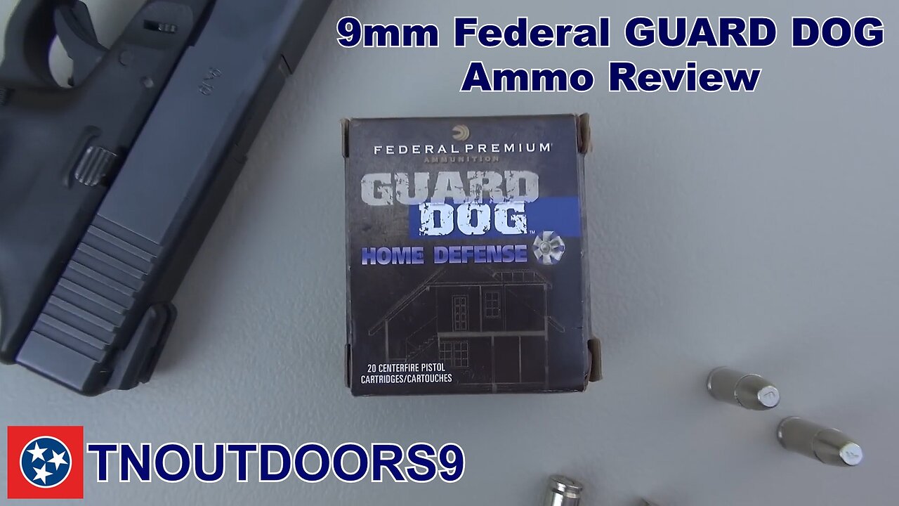 9mm Federal GUARD DOG Ammo Review