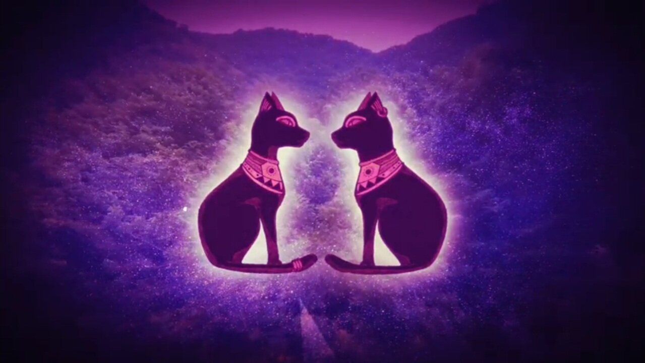 Ra & Iah purr Meditation with singing Bowl Activation