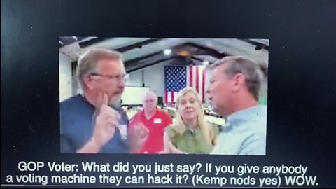 "if you give anybody a voting machine they can hack it"