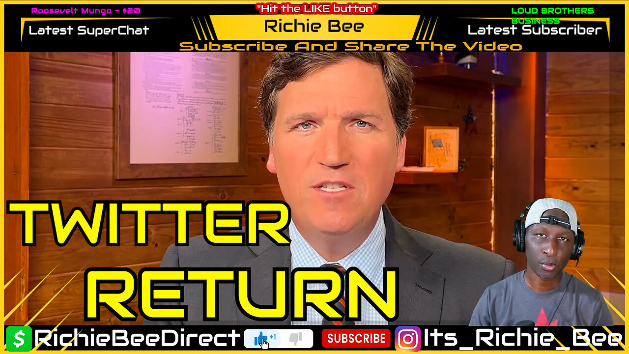 Fired From Fox News: Tucker Carlson Makes Twitter Return To Announce The Facts!
