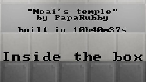 Moai's temple (Box 774) | Inside the Box