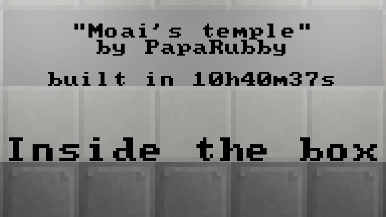 Moai's temple (Box 774) | Inside the Box
