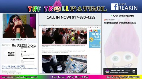 The Troll Patrol LIVE! – Interactive Political Talk