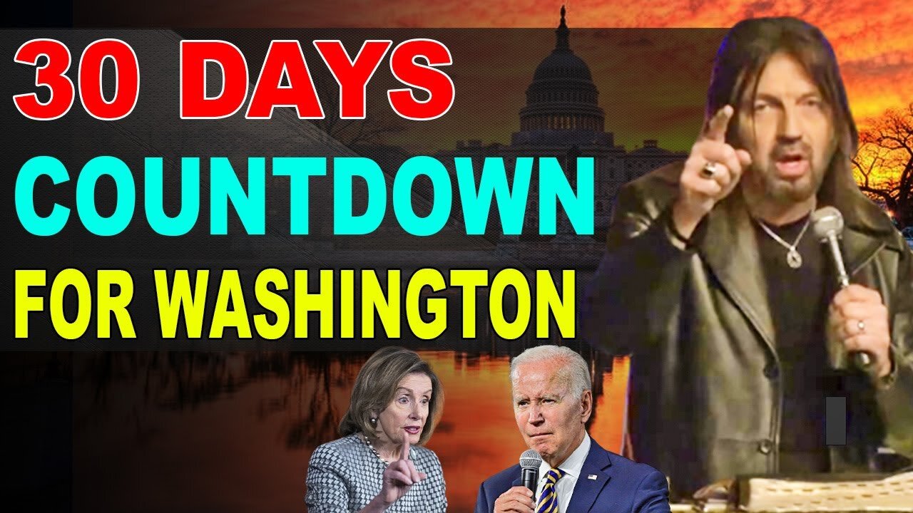 ROBIN BULLOCK PROPHETIC WORD ️🎷30 DAYS COUNTDOWN FOR WASHINGTON