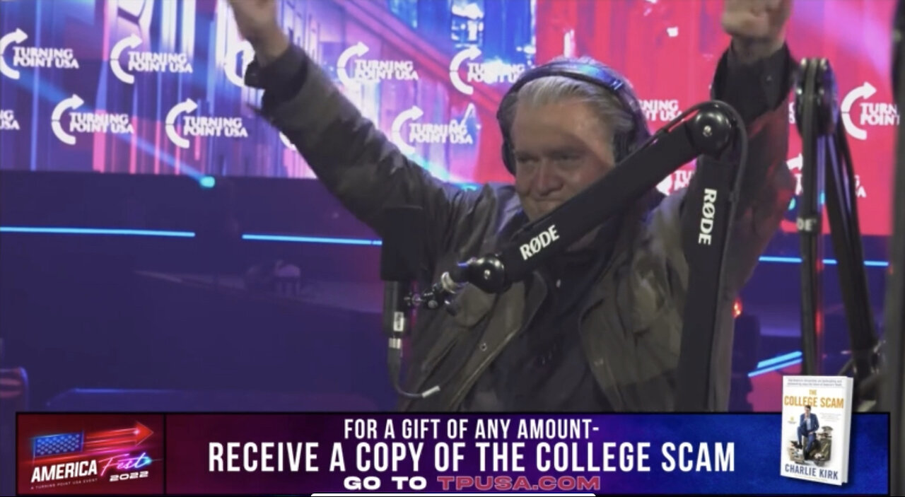Bannon ERUPTS at AMFEST 2022