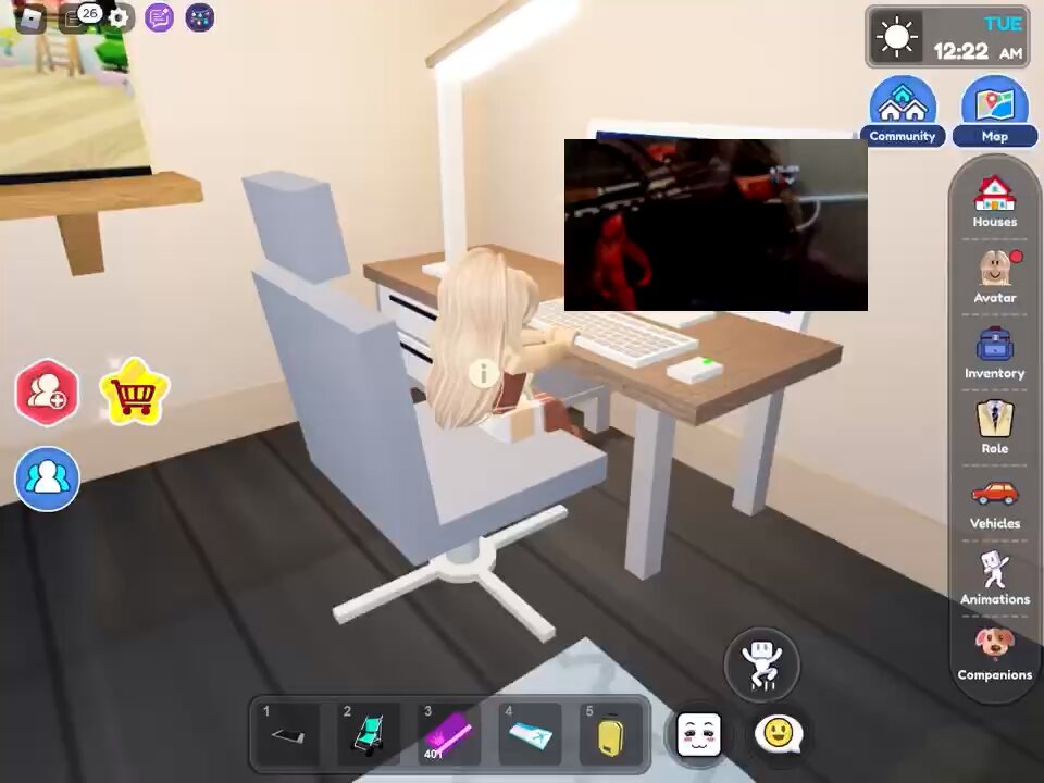 Playing Fortnite