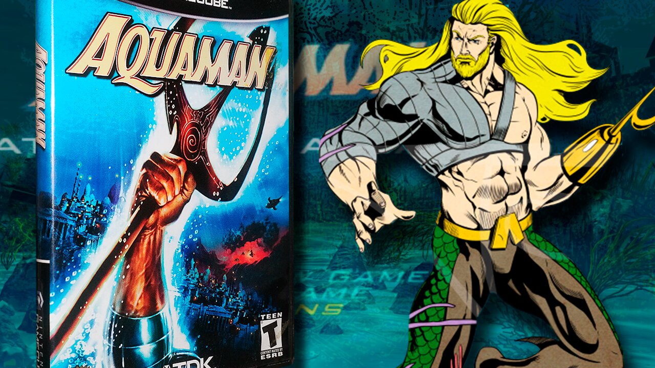 GAMEEXTV - retroautopsia de AQUAMAN BATTLE FOR ATLANTIS para el GAMECUBE