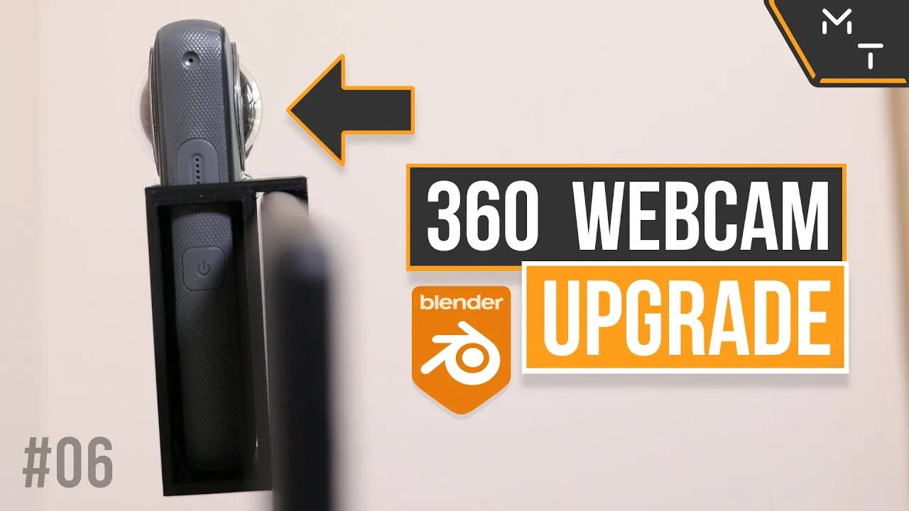 Modelling A 360 Webcam Mount In Blender 2.9+ | Blender Precision modelling In Action