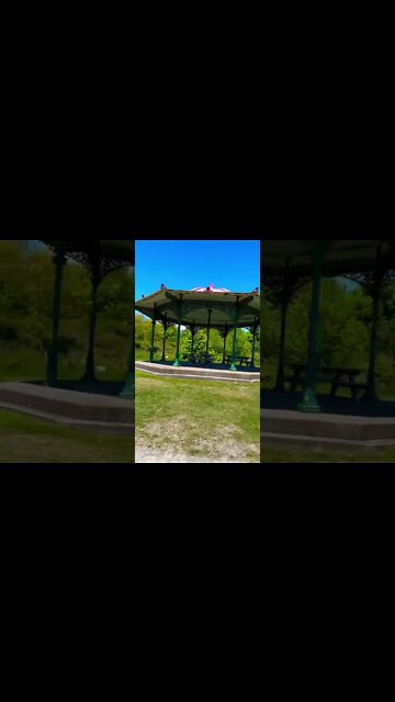 Walking by a Gazebo in Point Pleasant Halifax