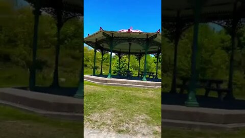 Walking by a Gazebo in Point Pleasant Halifax