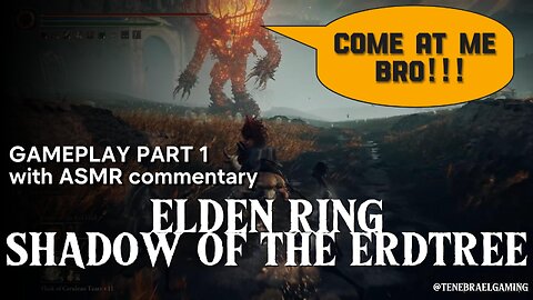 SHADOW OF THE ERDTREE GAMEPLAY 1 with Commentary by DARK ROMEO #eldenring #shadowoftheerdtree #asmr