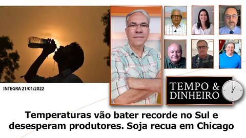 Temperaturas vão bater recorde no Sul e desesperam produtores. Soja recua em Chicago