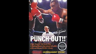 Mike Tyson's Punch Out Title Screen.