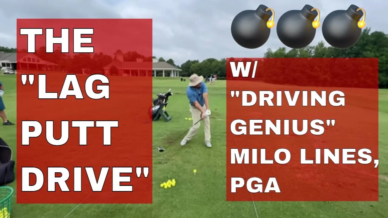 This is the MOST EFFECTIVE DRILL at GOLF SCHOOL w MILO LINES, PGA DRIVER DRILL!