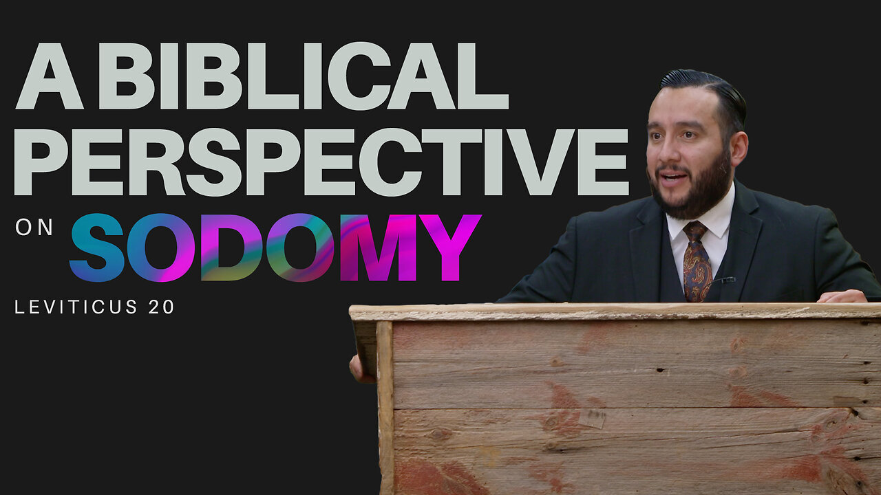 A Biblical Perspective on Sodomy