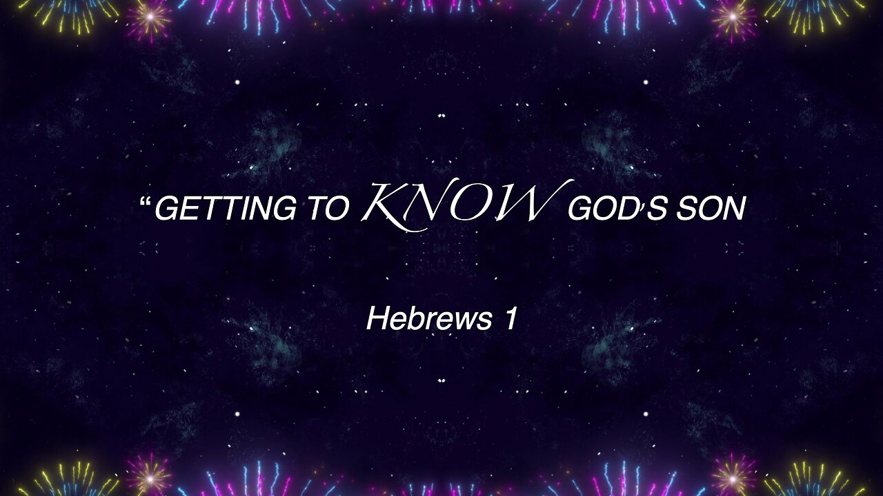 Getting To Know GOD's Son | Jubilee Worship Center