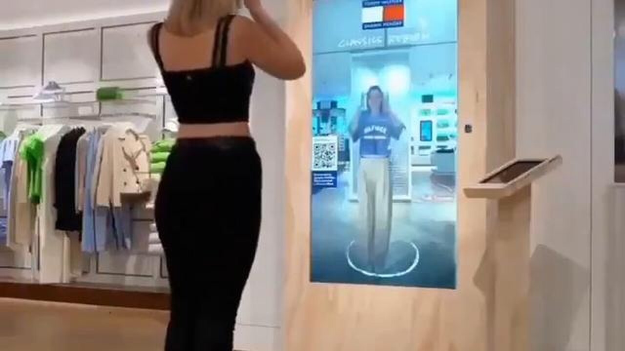 The future is already here: Virtual fitting rooms have started appearing in stores. Now no more queu