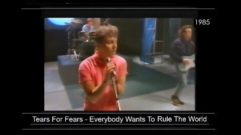 ▶ Tears For Fears • ' Everybody Wants To Rule The World ' * -1985- (Original MV)