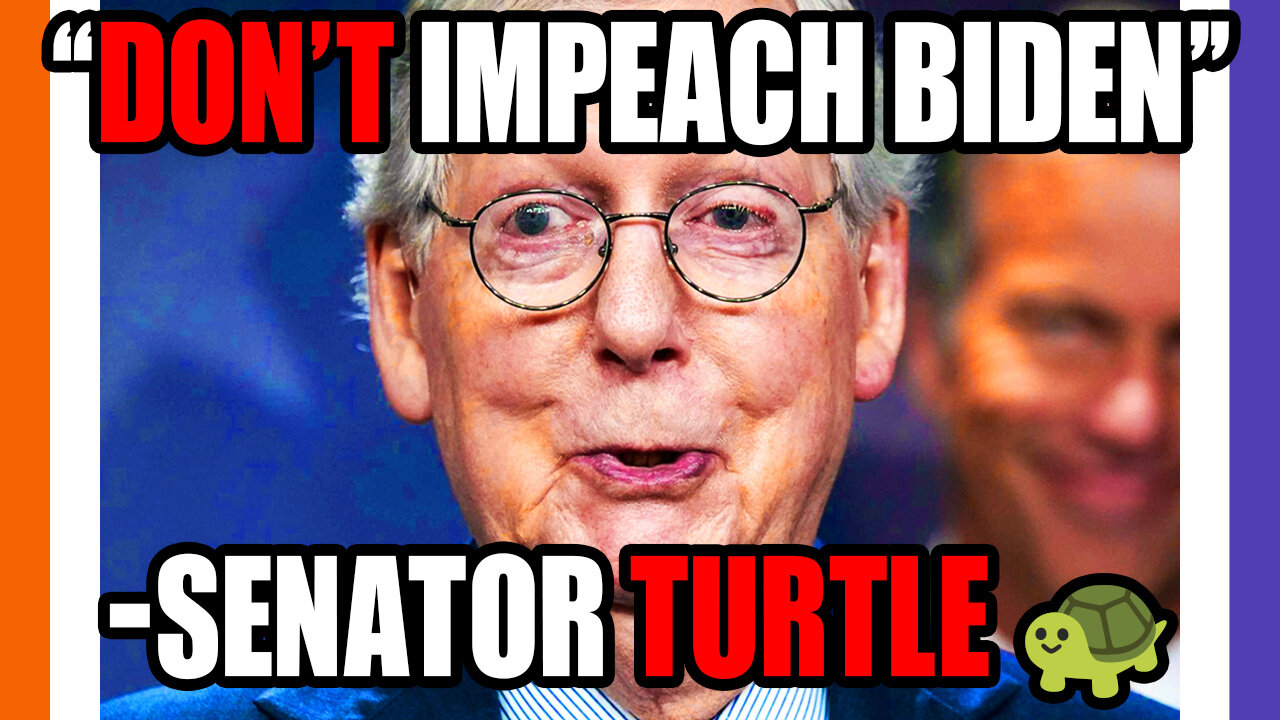 Mitch McConnell Urges GOP To NOT Impeach Joe Biden