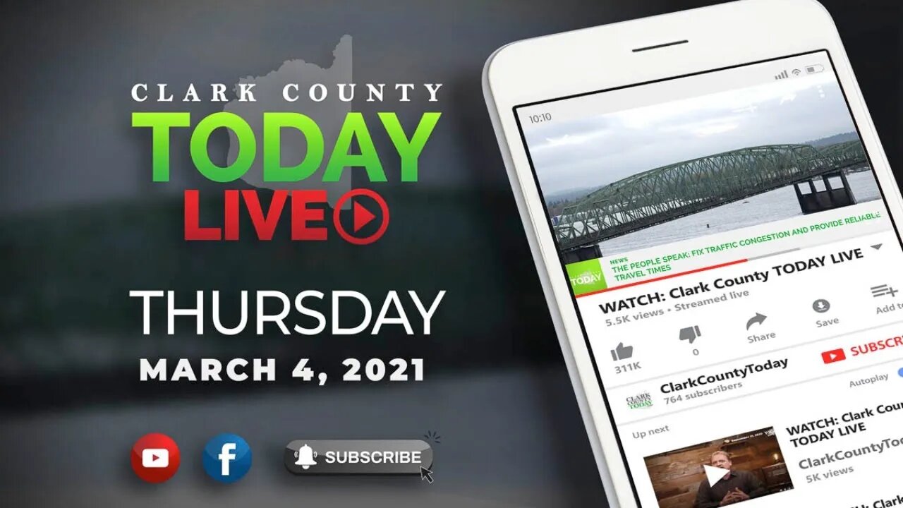 WATCH: Clark County TODAY LIVE • Thursday, March 4, 2021