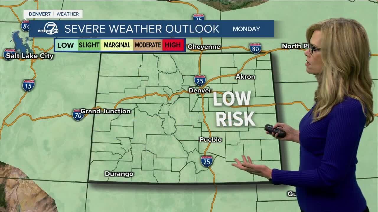 Temps warming up with storms to start the week