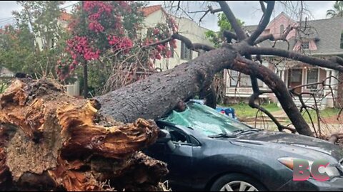 Hilary drenched deserts and flooded roadways in California