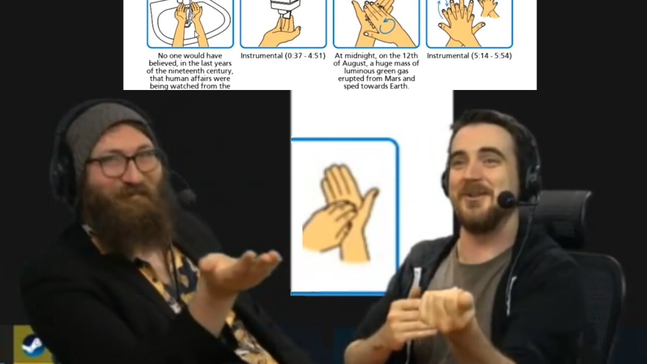 Tom and Ben wash their hands