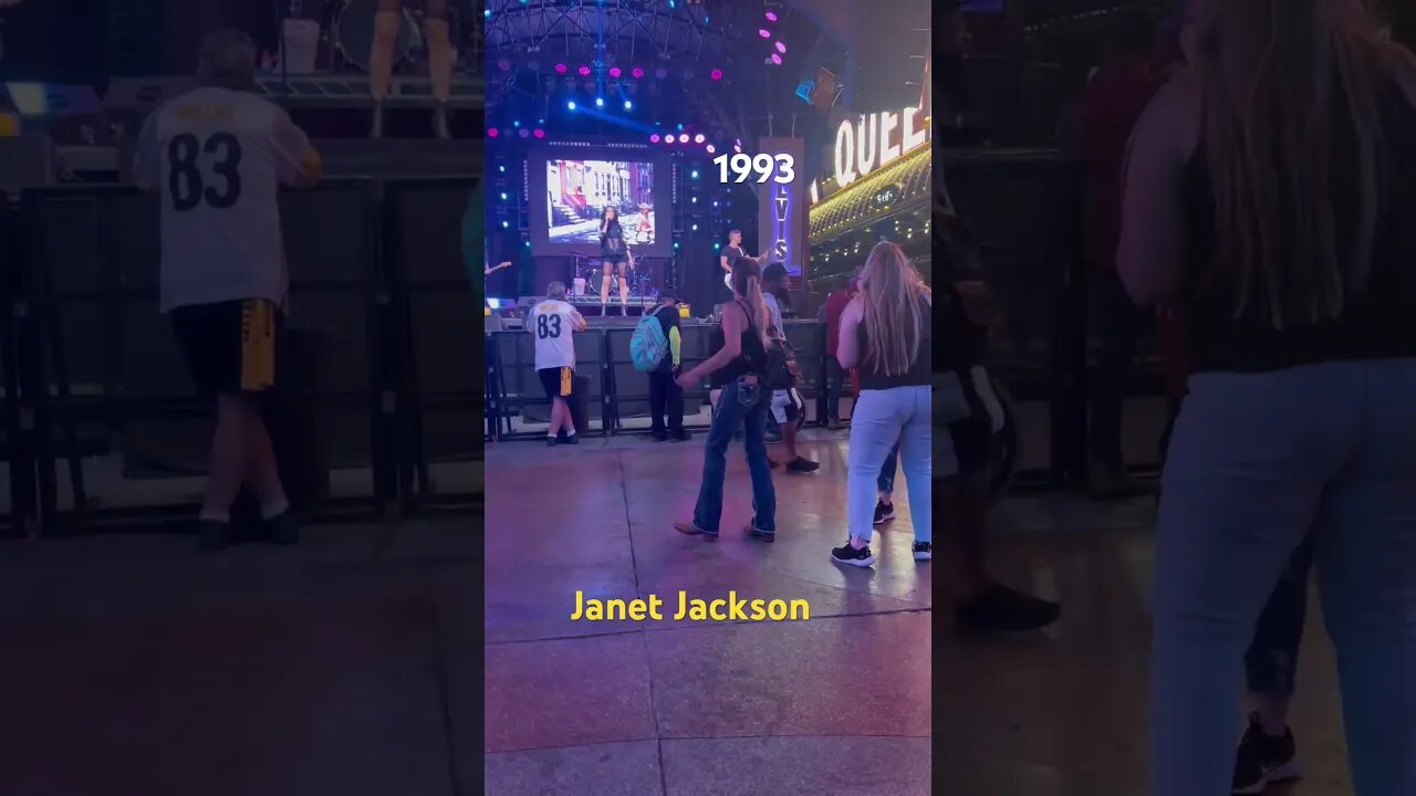 Smooth Jams on Fremont Street. Las Vegas after the Raiders Game.