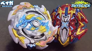 ACE DRAGON .St.Ch ZAN vs BUSTER XCALIBUR .1'D.Sw - Beyblade Burst ベイブレードバースト