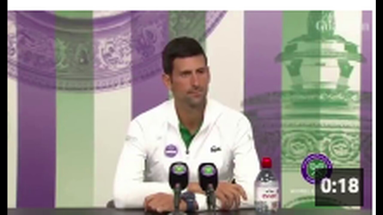 Tennis Great Novak Djokovic Reaffirms the COVID Jab Is Not an Option