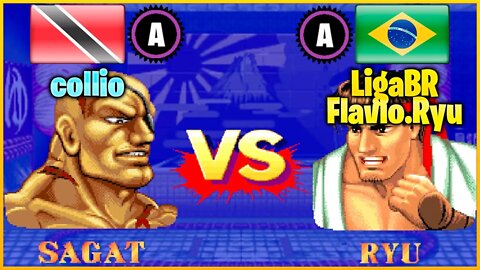 Street Fighter II': Champion Edition (collio Vs. LigaBR Flavio.Ryu) [Trinidad and Tobago Vs. Brazil]