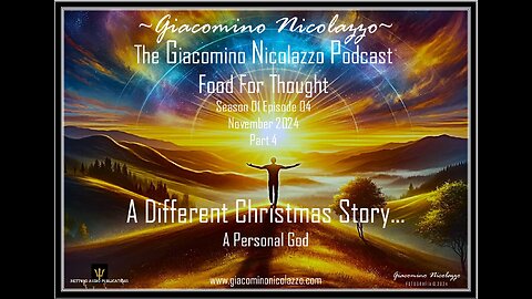 THE GIACOMINO NICOLAZZO PODCAST. A DIFFERENT CHRISTMAS STORY. PART 4