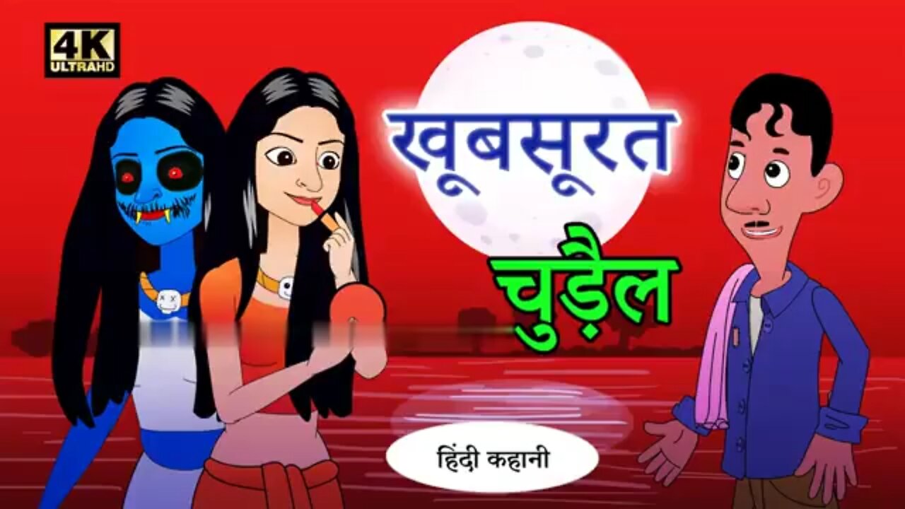 खूबसूरत चुड़ैल Horror Stories || Hindi New Catoon Story || New Ghost Catoon Video || Chudail Kahani