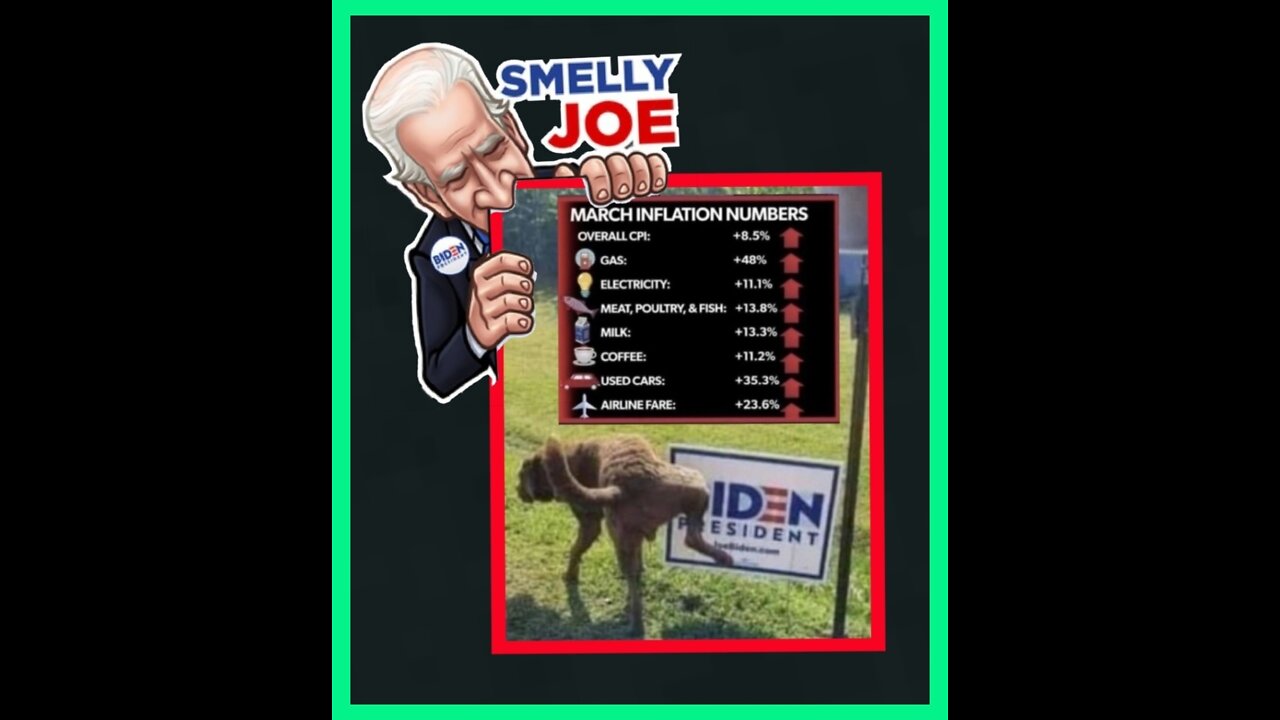 🤣"JOE BIDEN SAID HE CAN SMELL & TASTE THE ECONOMIC INFLATION"🤣