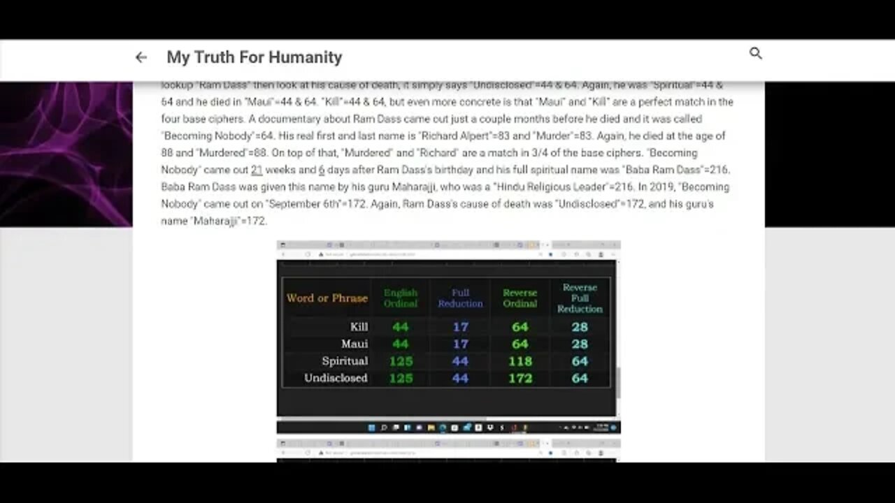 Death of Ram Dass #ramdass #gematria #truth #numerology #kabbalah #spirituality #consciousness