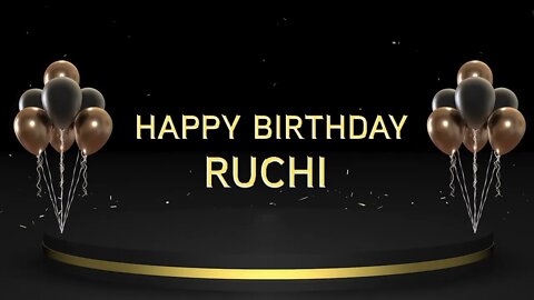 Wish you a very Happy Birthday Ruchi