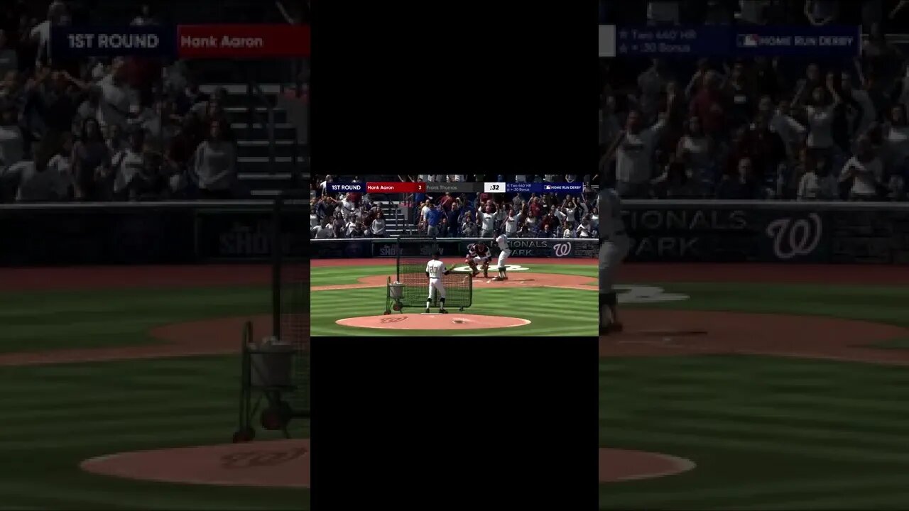 MLB The Show 22 Hank Aaron Homerun Derby #shorts