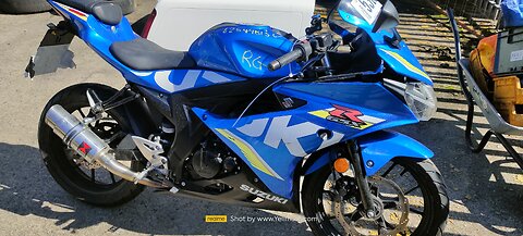 Law breaking motorcycles riding the streets of Kennoway Fife Scotland