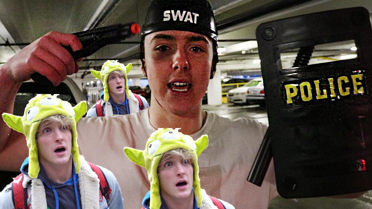 SWATTING A MALL WITH LOGAN PAUL