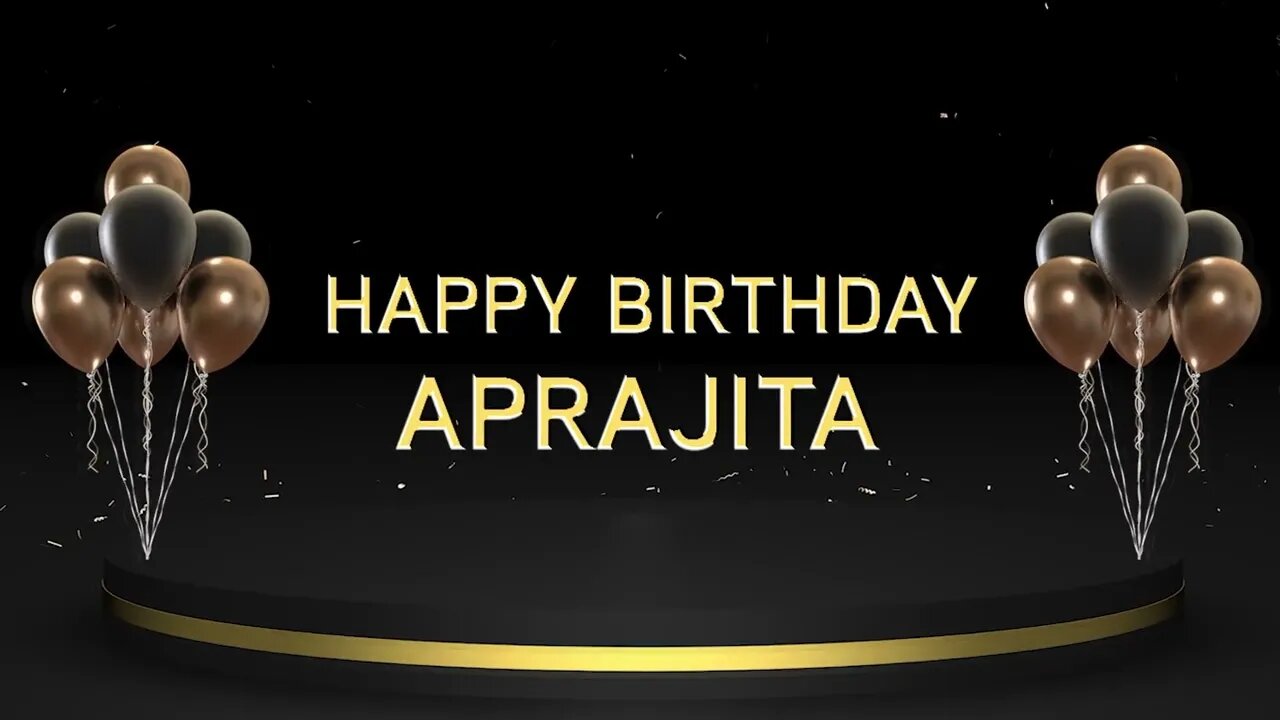 Wish you a very Happy Birthday Aprajita
