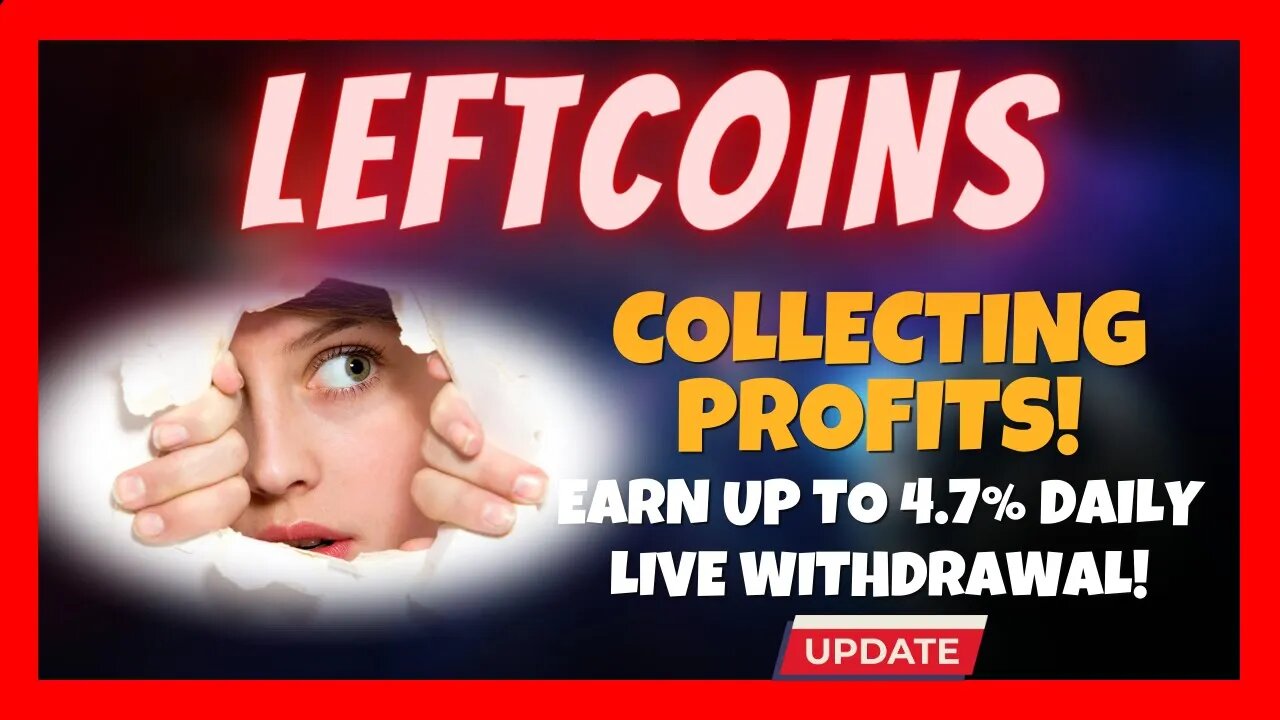 Leftcoins Update 🎯 Another Successful Instant Withdrawal ❓ Up to 4.7% Daily 📈 38 Days Paying 💰