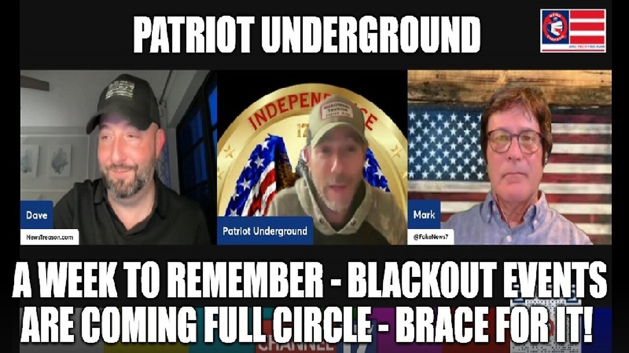 Patriot Underground And Mike King - What's Next Will Change Life As We Know It - July 24..