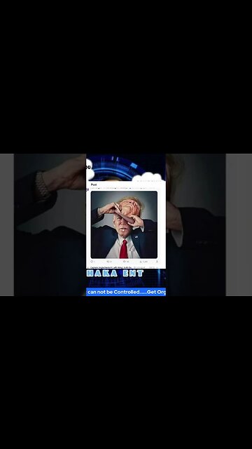 Biden wearing Trump face