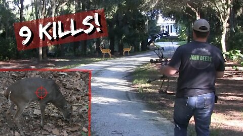 Deer Hunting the Neighborhood (9 Bow Kills) *Savannah