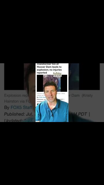 Hoover Dam Explosion: Breaking News.. #hooverdam #explosion #short