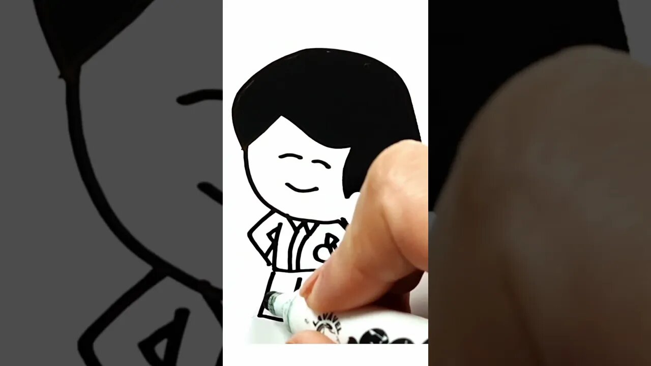 How to Draw and Paint the Very Cute Miguel from the 3 Little Words Group